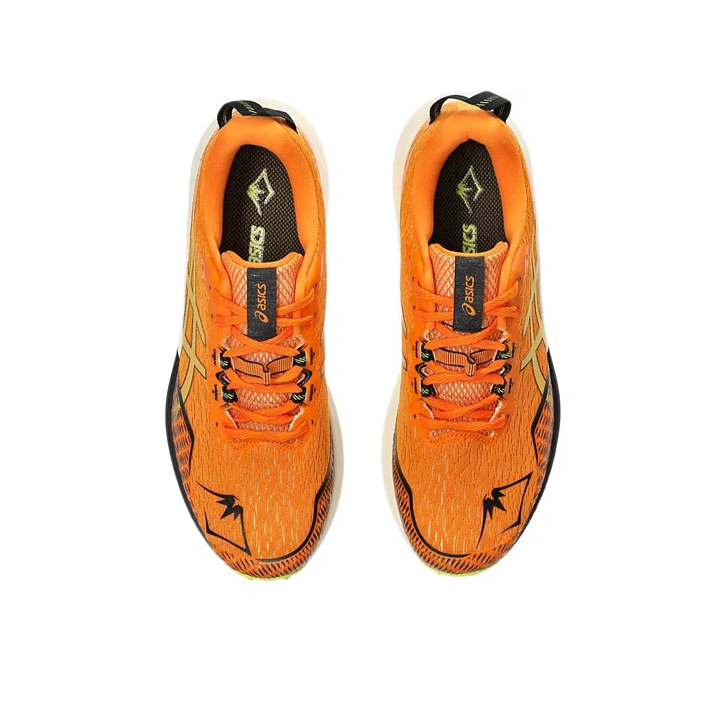 Asics Fuji Lite 4 – Leuchtend Orange & Neon – Laufspaß pur!